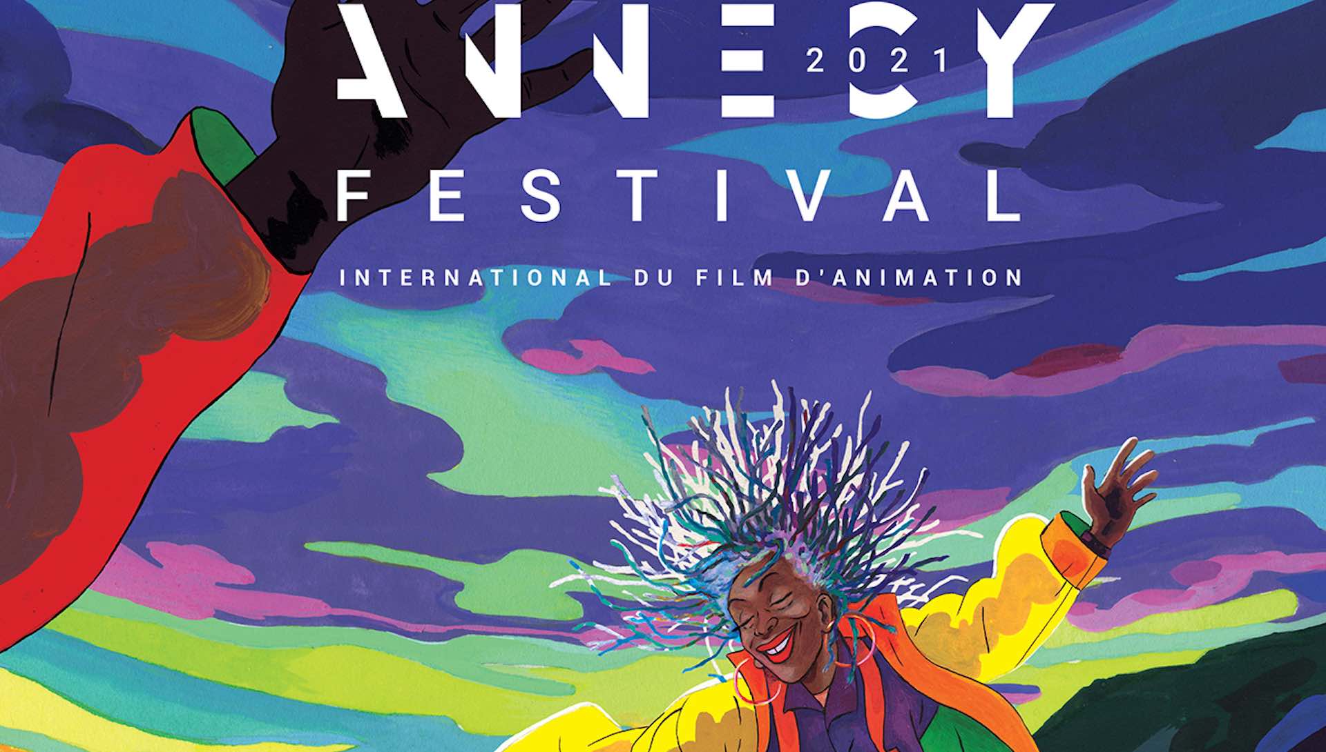 Affiche du Festival d'Annecy 2021