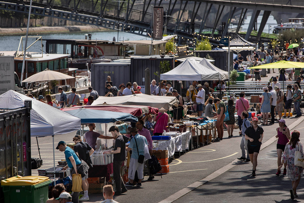 Ciné-brocante 2019 au Port de Solférino