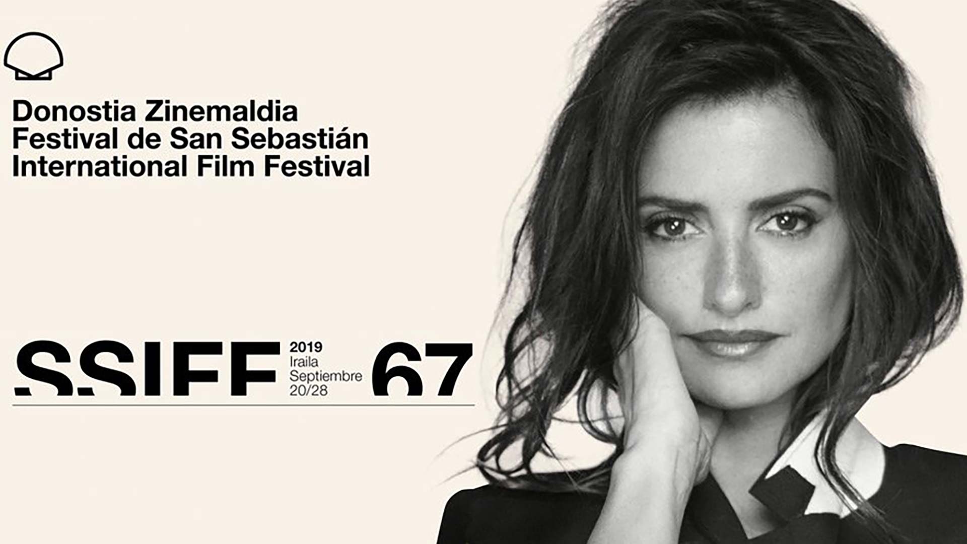 Affiche du 67ème édition du Festival de San Sebastian avec Pénélope Cruz