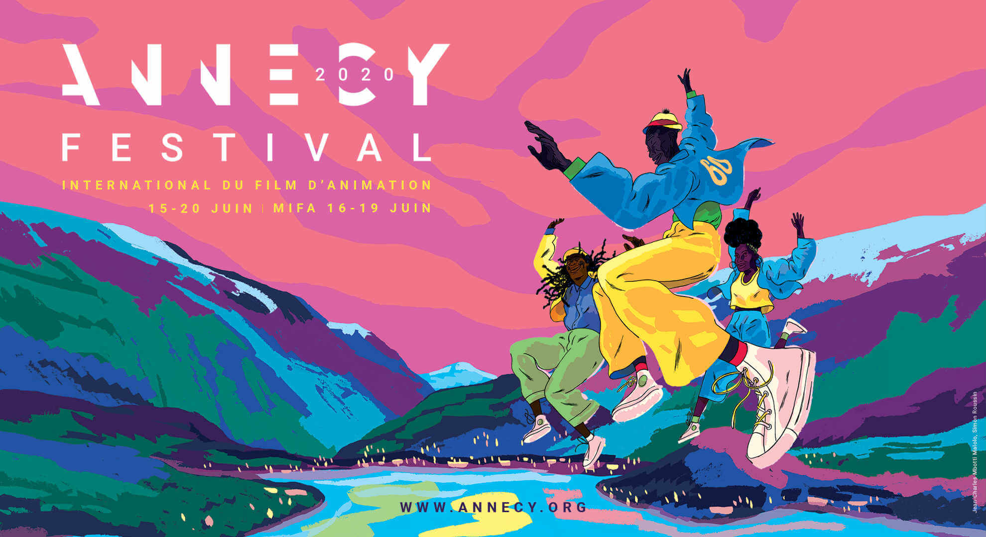 Affiche du Festival du film d'animation d'Annecy 2020