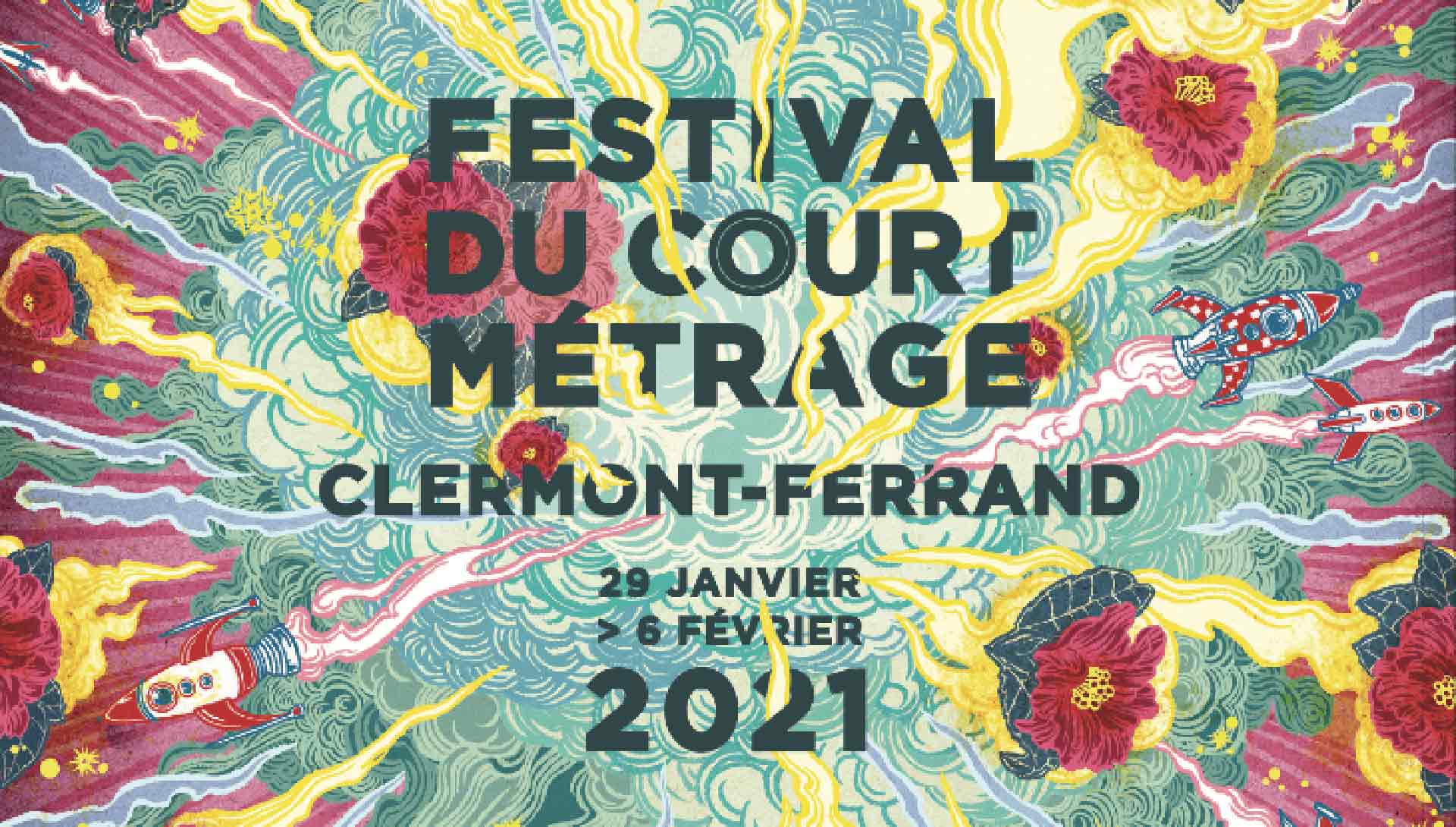 Affiche du Festival du Court Métrage de Clermont-Ferrand 2021