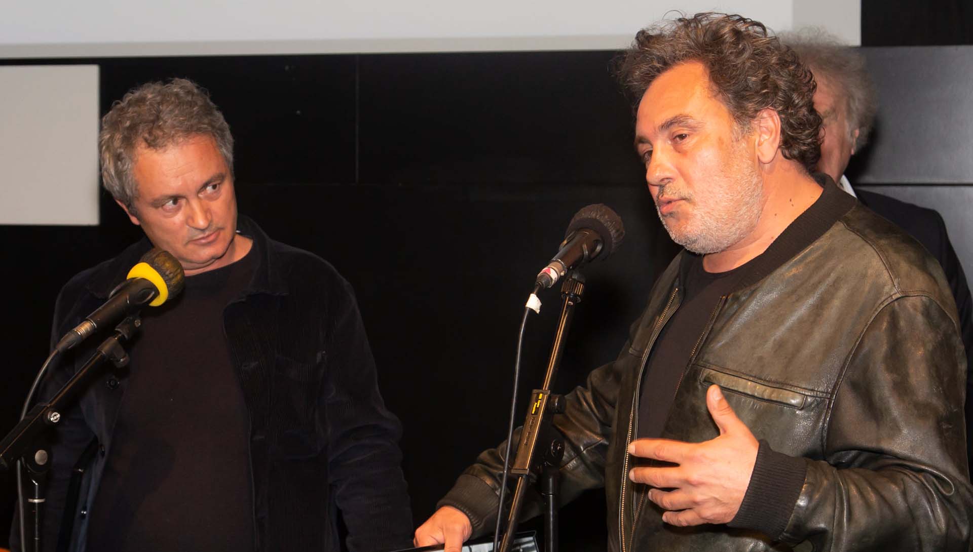 Arnaud et Jean-Marie Larrieu lors de la remise du Prix Jean Vigo 2020