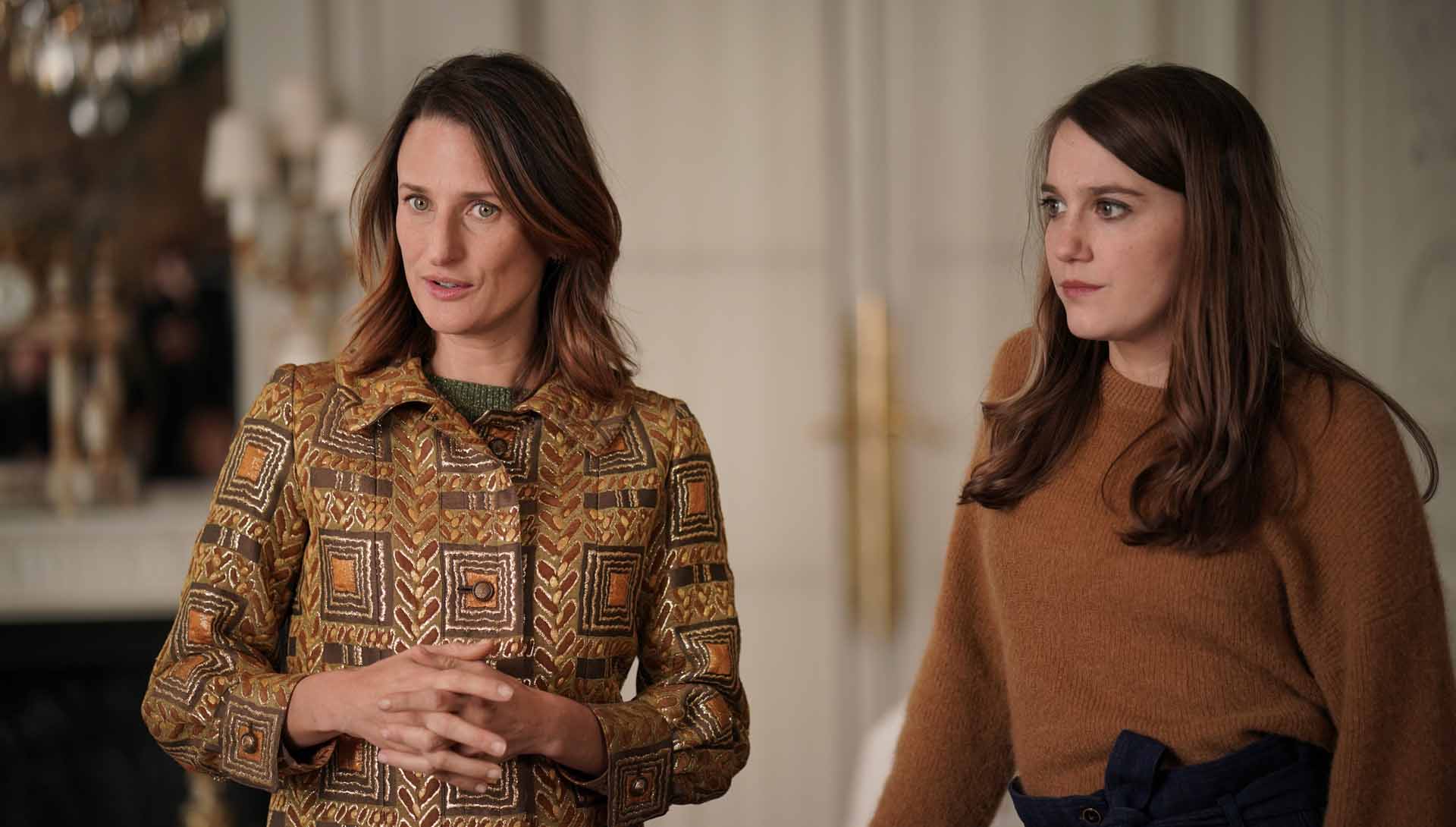 Camille Cottin et Fanny Sidney dans l'épisode 5 de la saison 4 de Dix pour cent