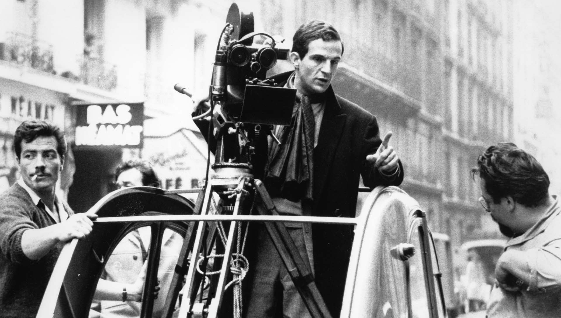 François Truffaut sur le tournage des 400 coups -  DR - TCD