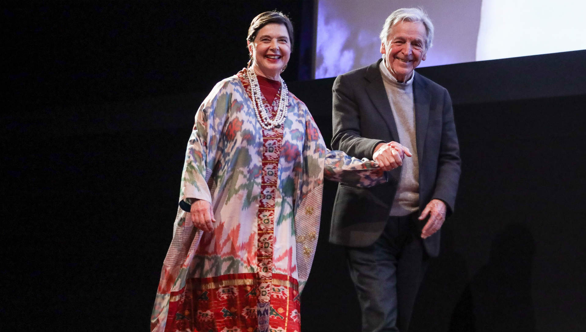 Isabella Rossellini et Costa-Gavras à l'ouverture de Toute la mémoire du monde 2020