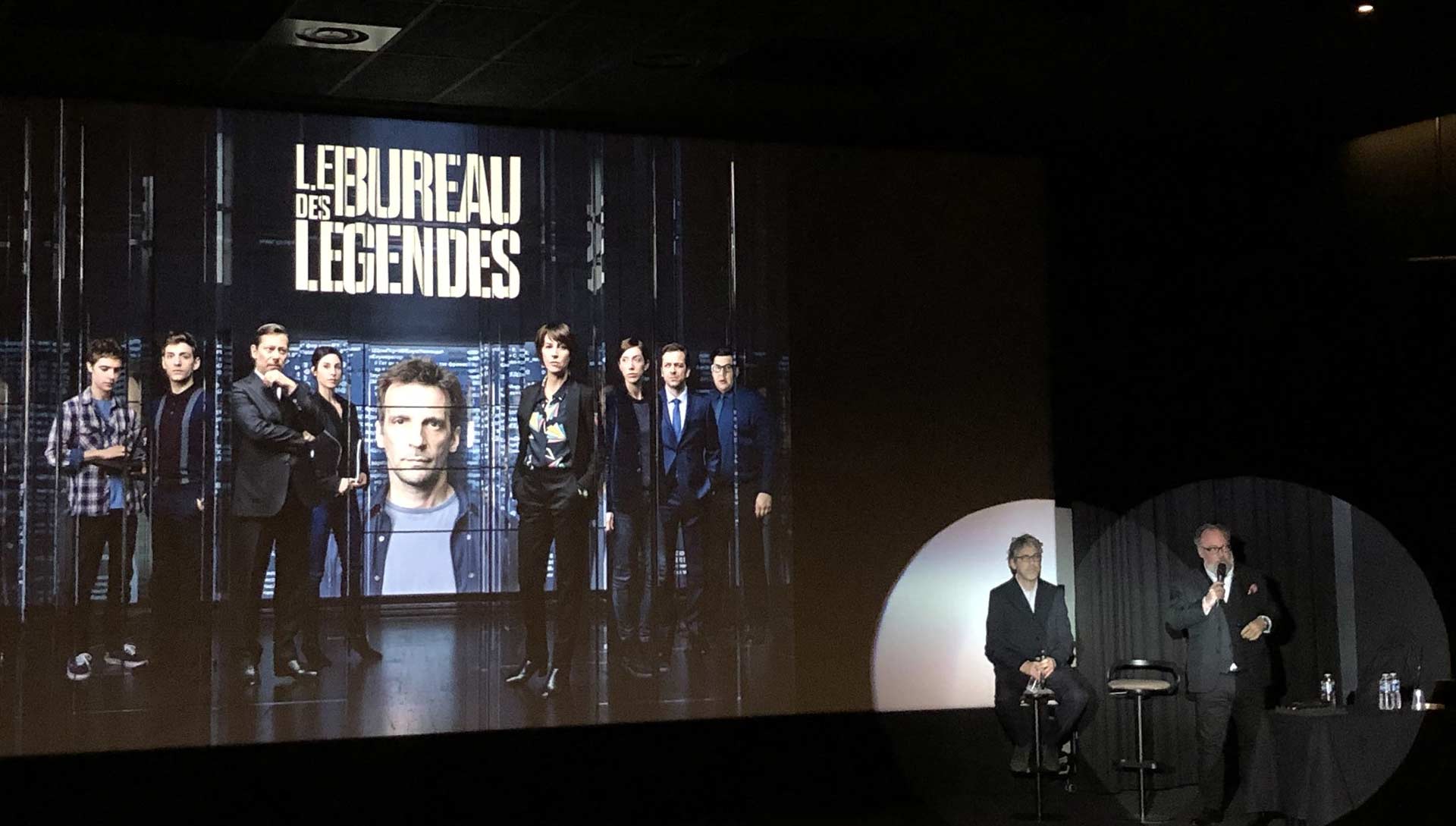 Eric Rochant et Alex Berger le lundi 20 janvier lors de la masterclass au CNC