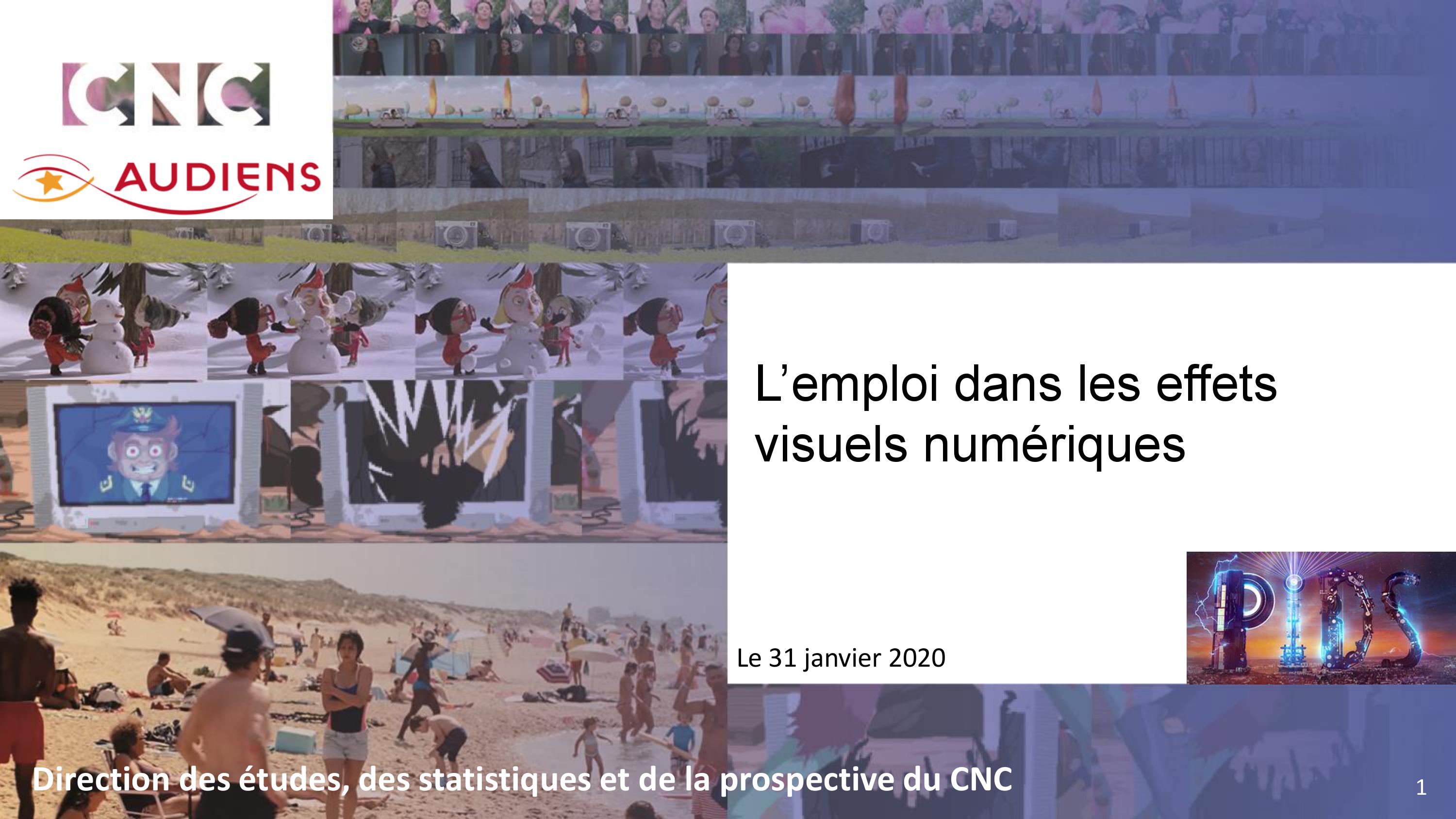 L’emploi dans les effets visuels numériques 2020