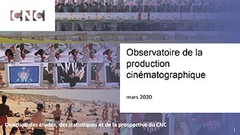 Couverture Observatoire de la production cinématographique (Mars 2020)