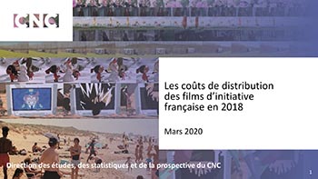 Couverture Presentation Les coûts de distribution des films d’initiative française en 2018 (Mars 2020)