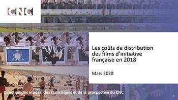 Couverture Presentation Les coûts de distribution des films d’initiative française en 2018 (Mars 2020)