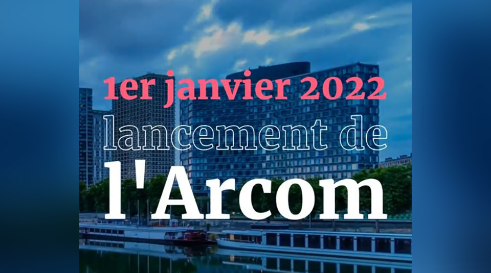 Image extraite de l'annonce du lancement de l'ARCOM