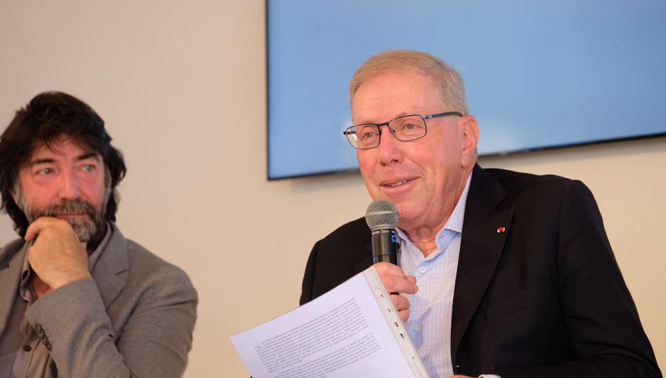 Bernard Stirn lors de son intervention le 7 juillet à Cannes