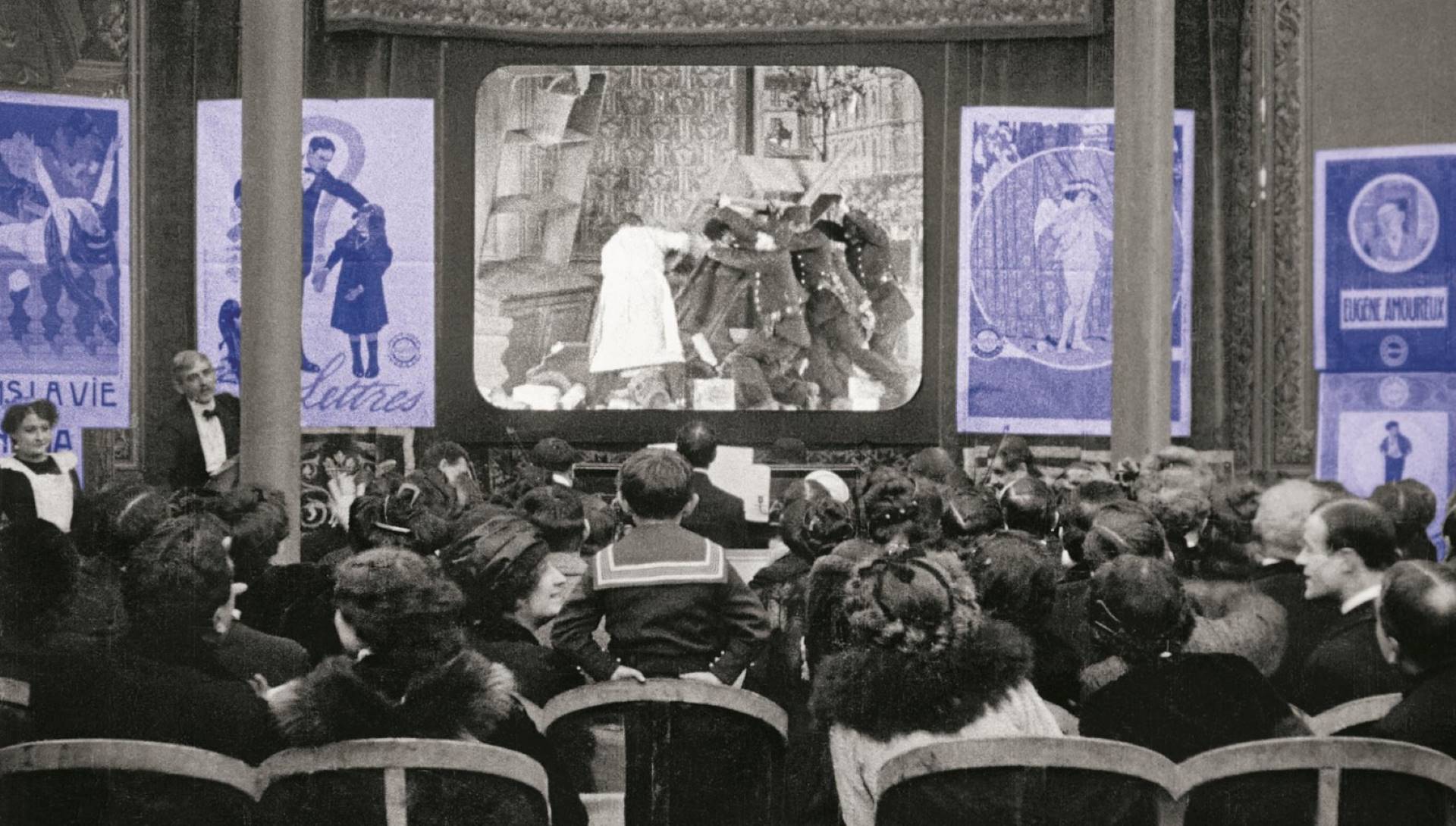 L'exposition « Enfin le cinéma ! » s'attarde sur la relation entre le cinéma et les autres formes d'art, même avant son invention en 1895.