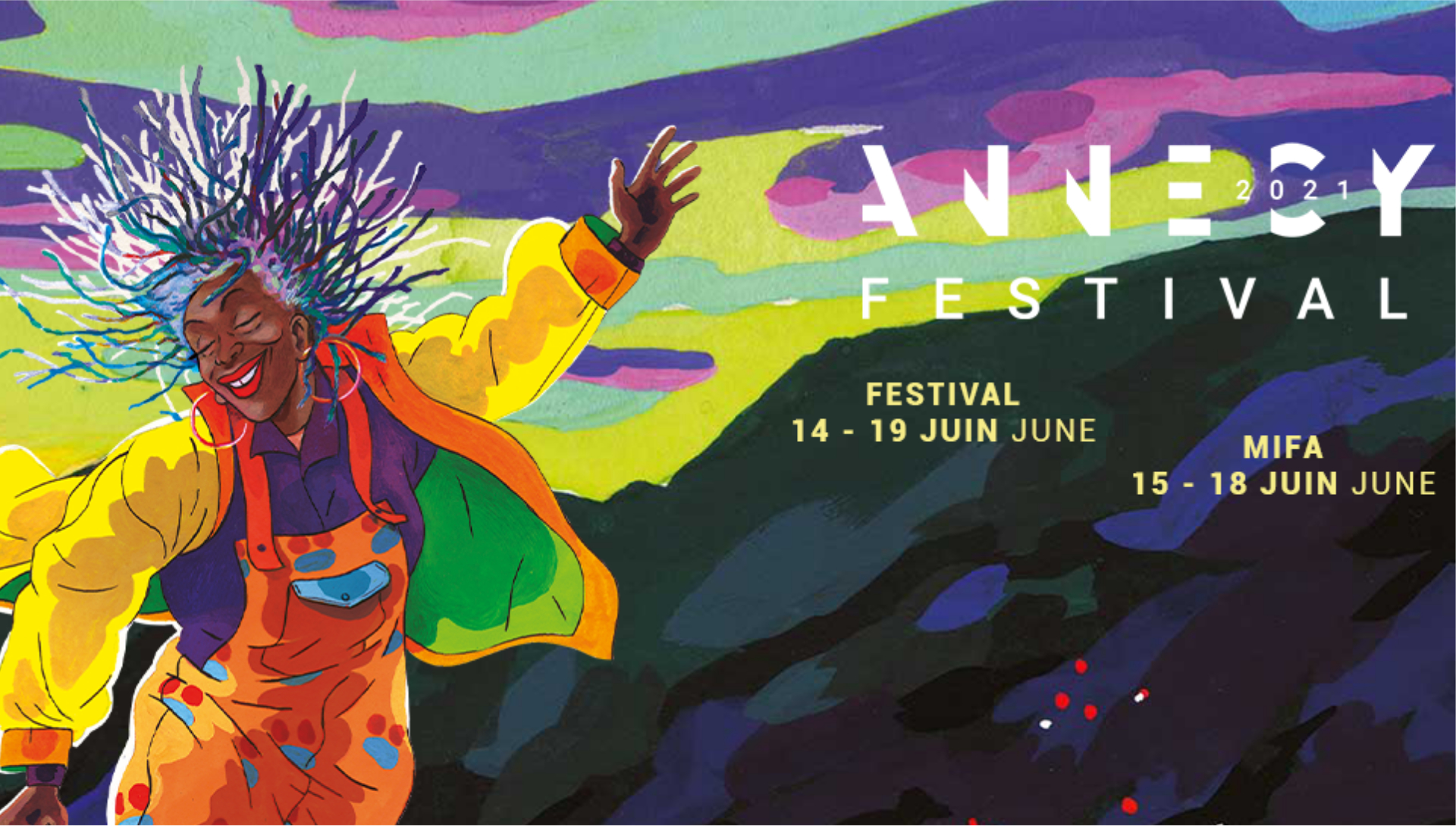 L'affiche du Festival d'Annecy 2021