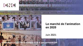 Couverture de la présentation sur le marché de l'animation en 2020