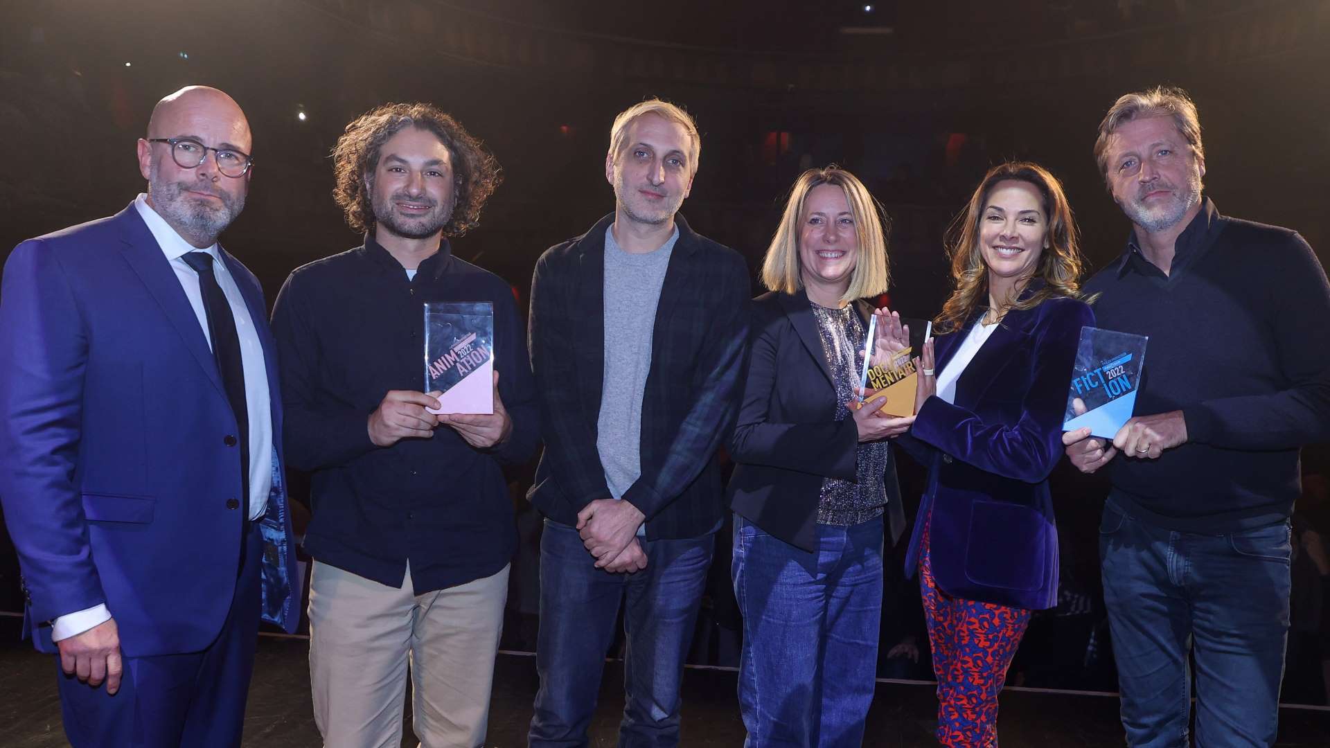 Les lauréats du Prix Procirep 2022, avec Cyrille Perez, président de la CTV.