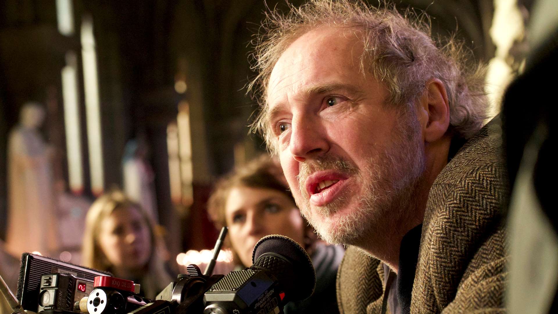 Arnaud Desplechin sur le tournage de « Roubaix, une lumière ».