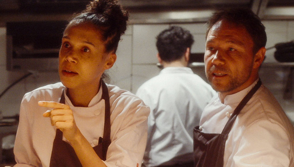 Vinette Robinson et Stephen Graham dans « The Chef » de Philip Barantini.