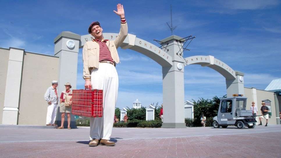 Jim Carrey dans « The Truman Show » de Peter Weir. 