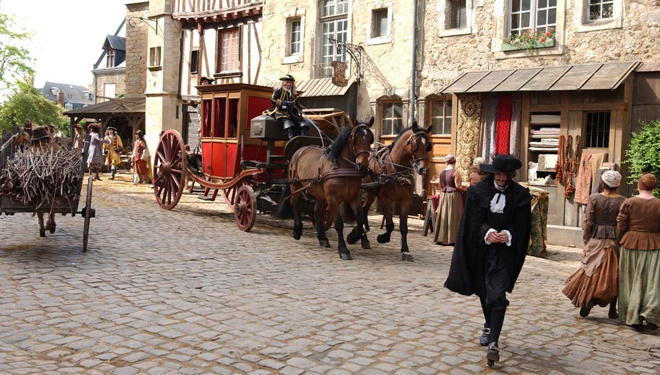 Tournage du film « Jean de la Fontaine » à la Cité Plantagenêt - Ville du Mans © G. Moussé - Ville du Mans