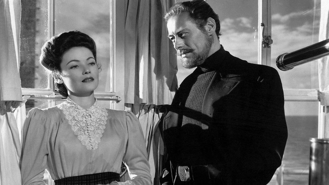 Gene Tierney et Rex Harrison dans « L'Aventure de Mme Muir » de Joseph L. Mankiewicz.