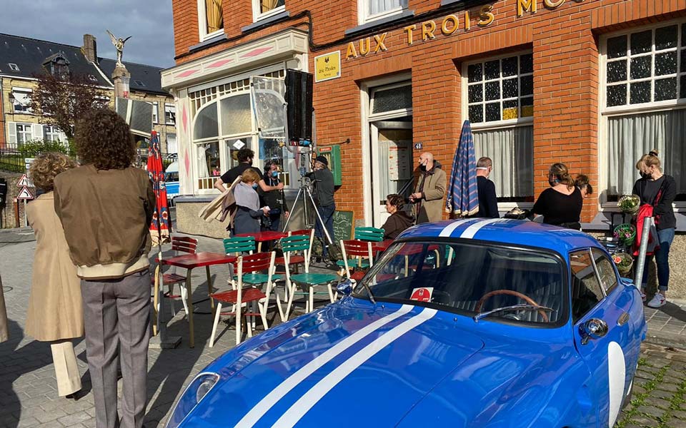 Tournage de la série « Les Papillons noirs » 