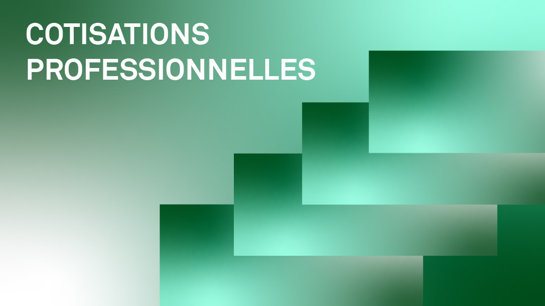 Cotisations professionnelles