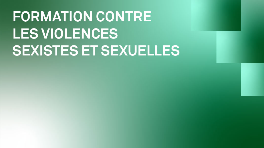 Formation contre les violences sexistes et sexuelles