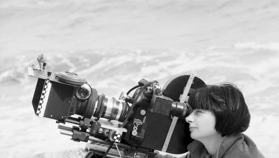  Agne?s Varda sur le tournage des « Cre?atures »