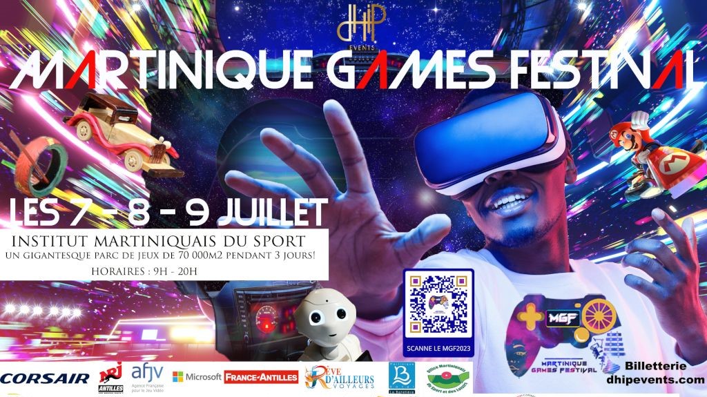 L'affiche du premier Martinique Games Festival