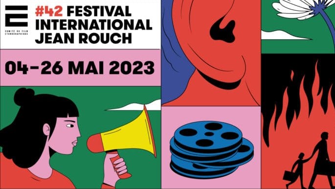 L'affiche du 42e Festival international Jean-Rouch.