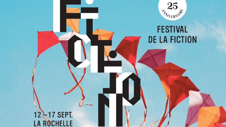 L'affiche du 25e Festival de la Fiction de La Rochelle.