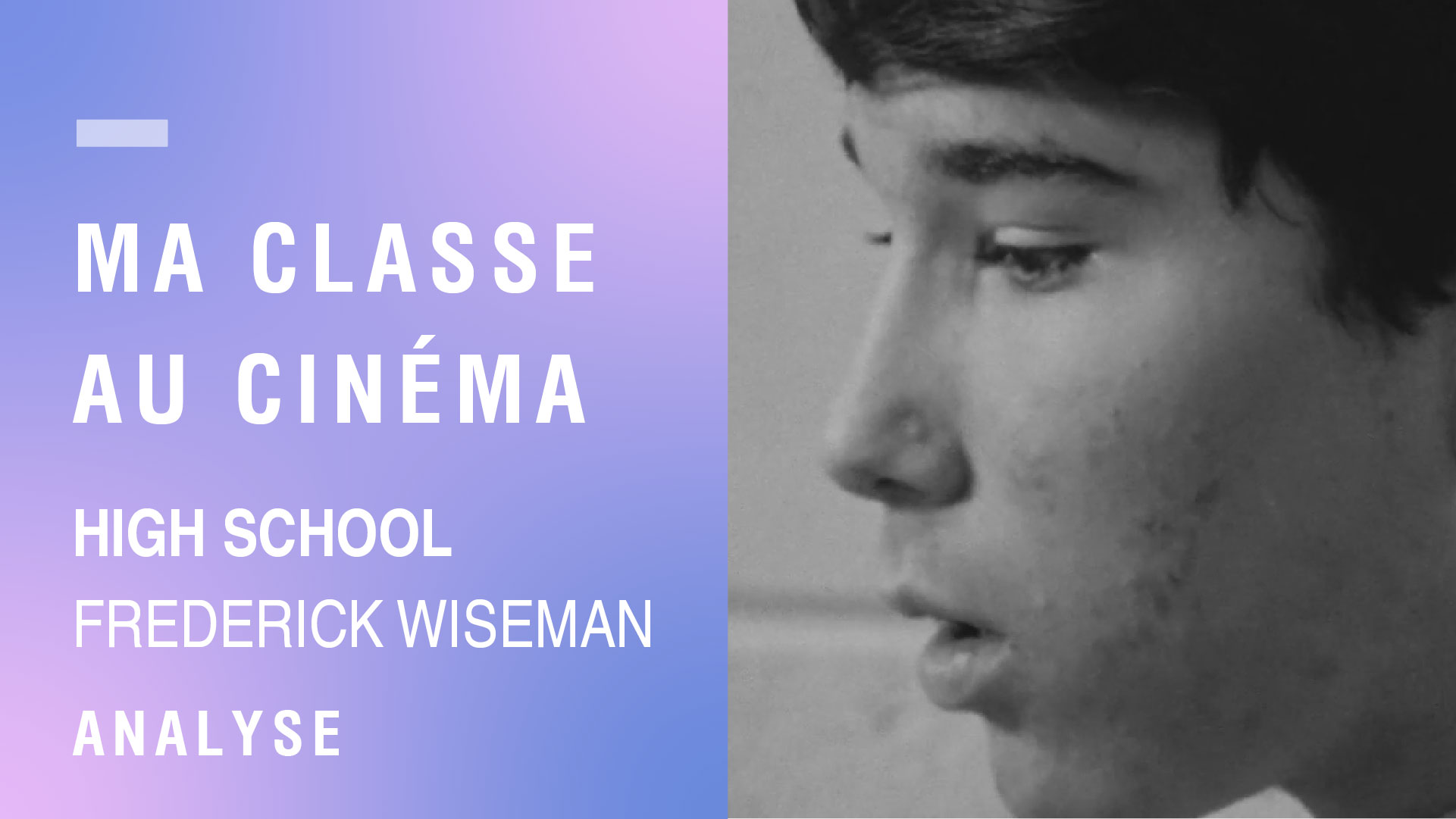 Visuel High school de Frederick Wiseman