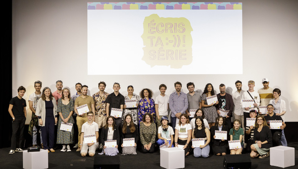 Photo des lauréats de l'édition 2023 du défi i « Écris ta série ! »