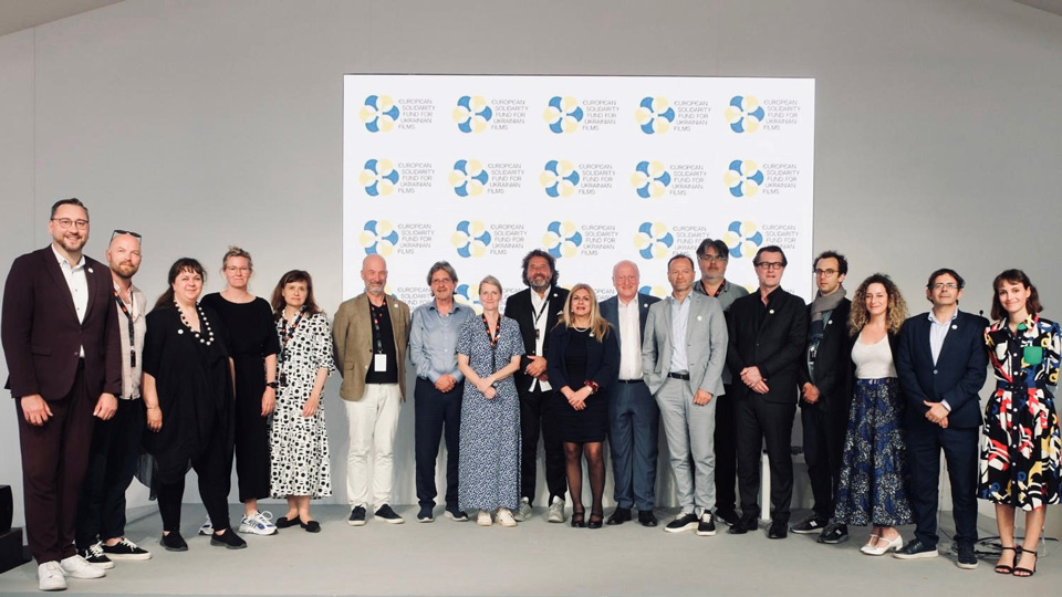 Des cinéastes et producteurs bénéficiaires des précédents appels du Fonds de solidarité européen pour les films ukrainiens 