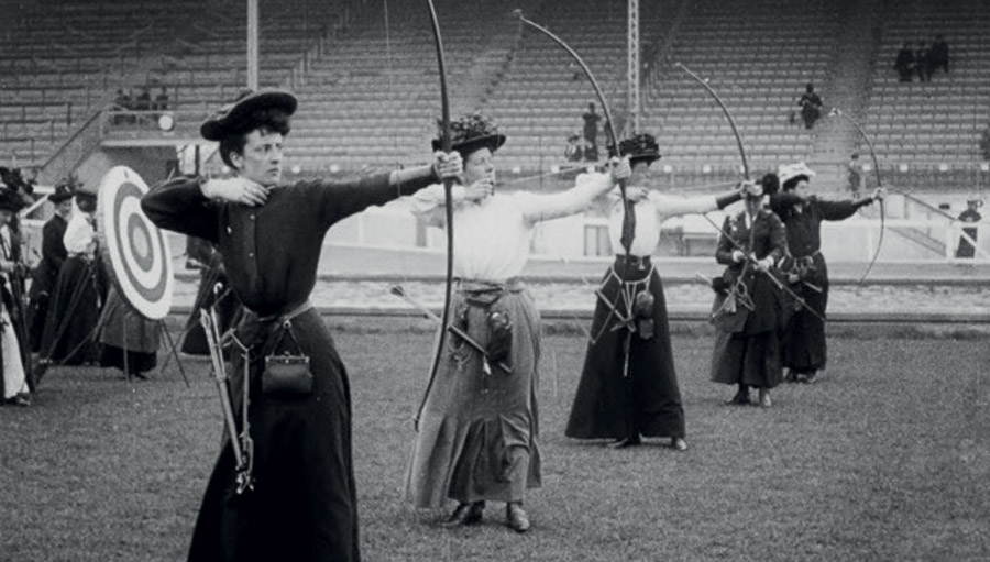 Les jeux olympiques de 1908 à Londres – quelques épreuves de tir © GP Archives - Une