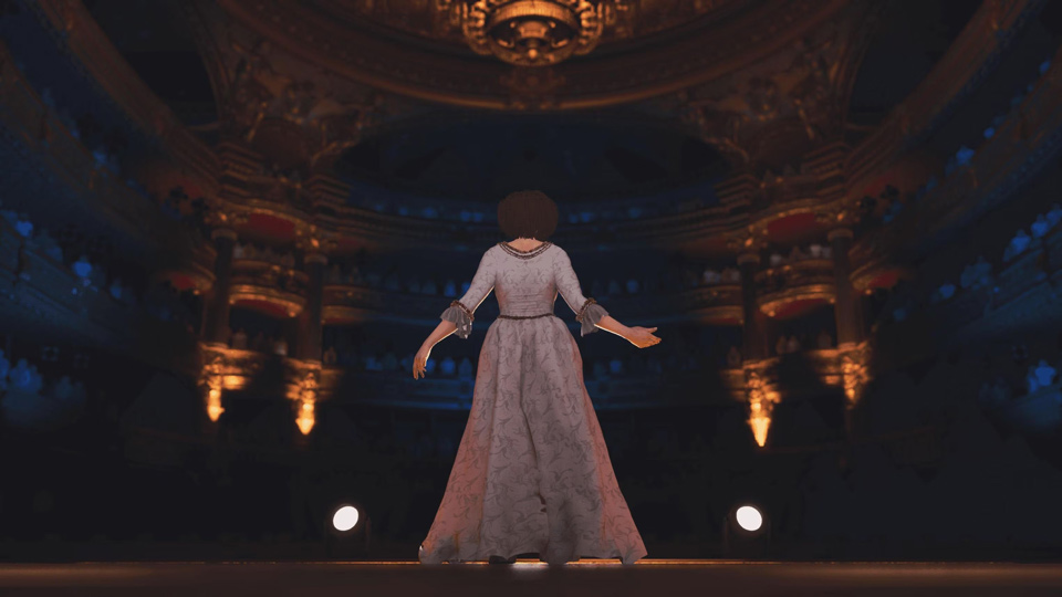 Céleste, en proie aux doutes sur la scène du Palais Garnier