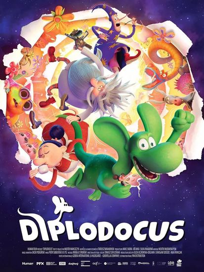 Affiche de Diplodocus réalisé par Wojtek Wawszczyk
