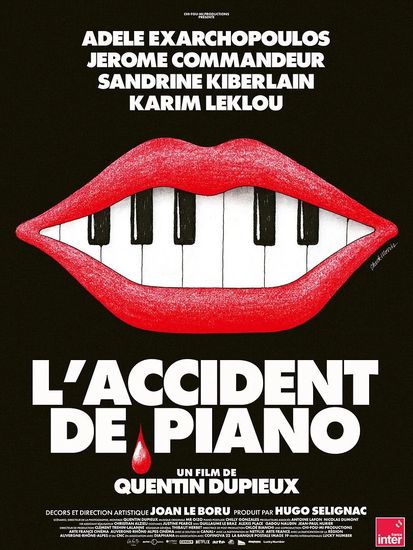 Affiche de L'Accident de piano réalisé par Quentin Dupieux