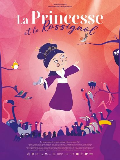 Affiche de La Princesse et le rossignol 