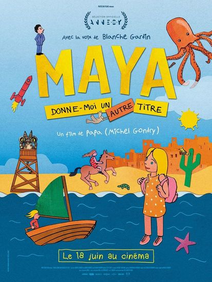 Affiche de Maya, donne-moi un autre titre réalisé par Michel Gondry