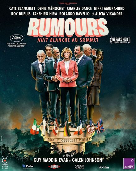 Affiche de Rumours, nuit blanche au sommet réalisé par Evan Johnson, Galen Johnson, Guy Maddin