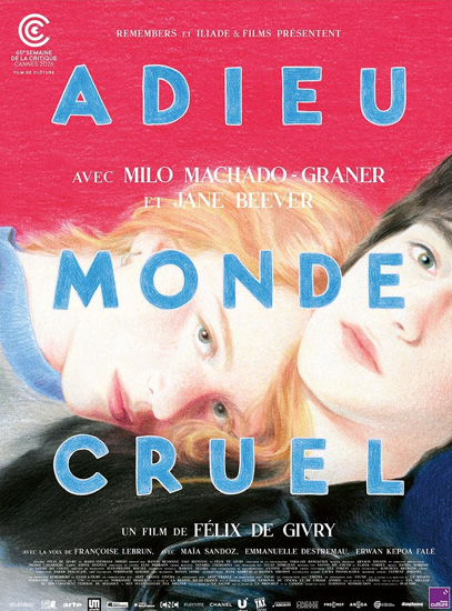 Affiche de « ADIEU MONDE CRUEL »