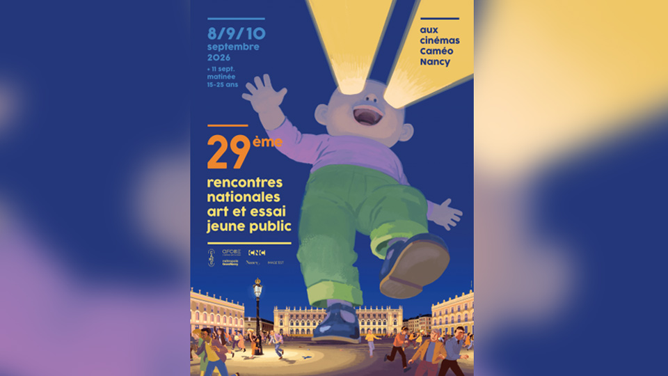 L’affiche des Rencontres nationales Art et Essai Jeune Public 2026