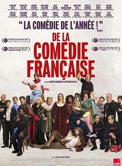 Affiche de « DE LA COMÉDIE-FRANÇAISE »