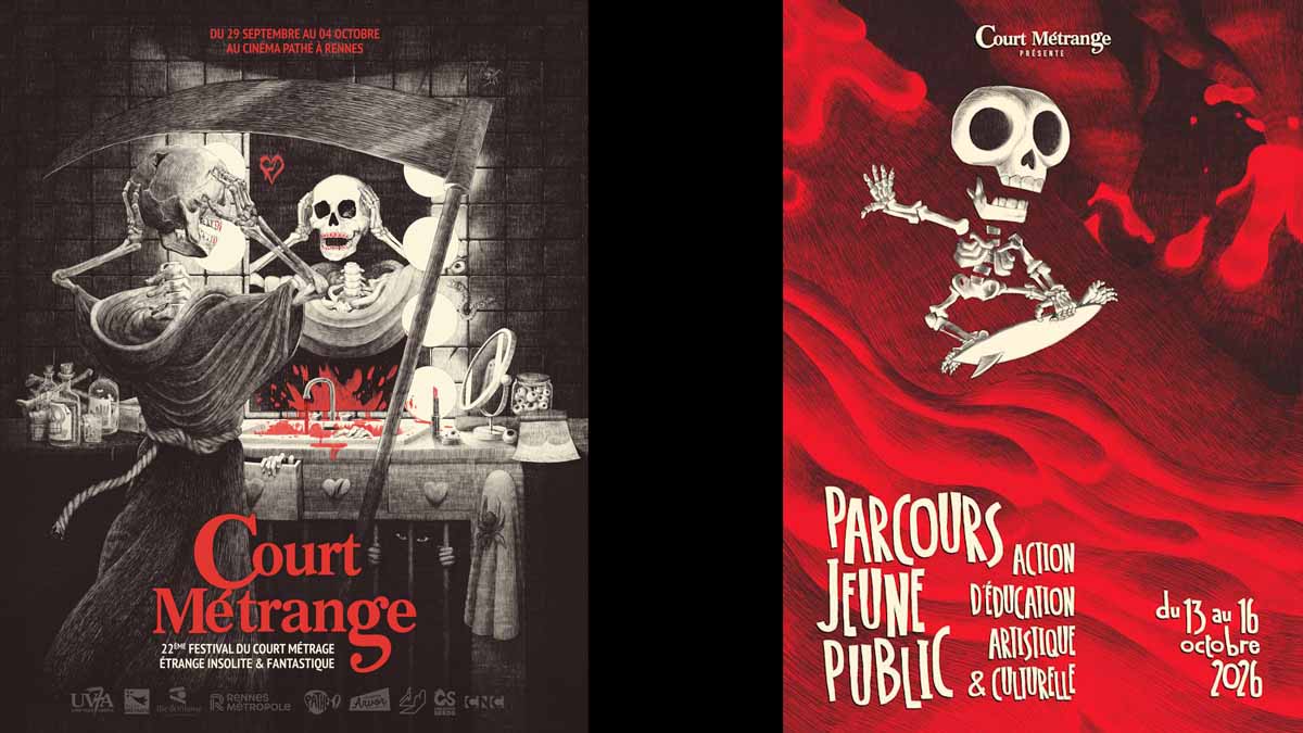 Les affiches Court Métrange 2026