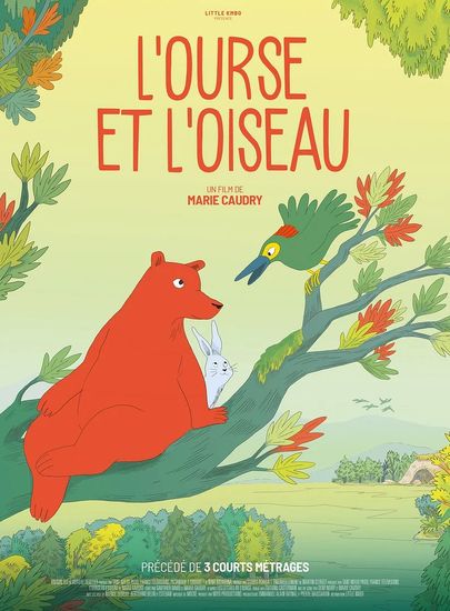 Affiche de L'Ourse et l'Oiseau réalisé par Marie Caudry, Aurore Peuffier, Nina Bisyarina, Martin Clerget 