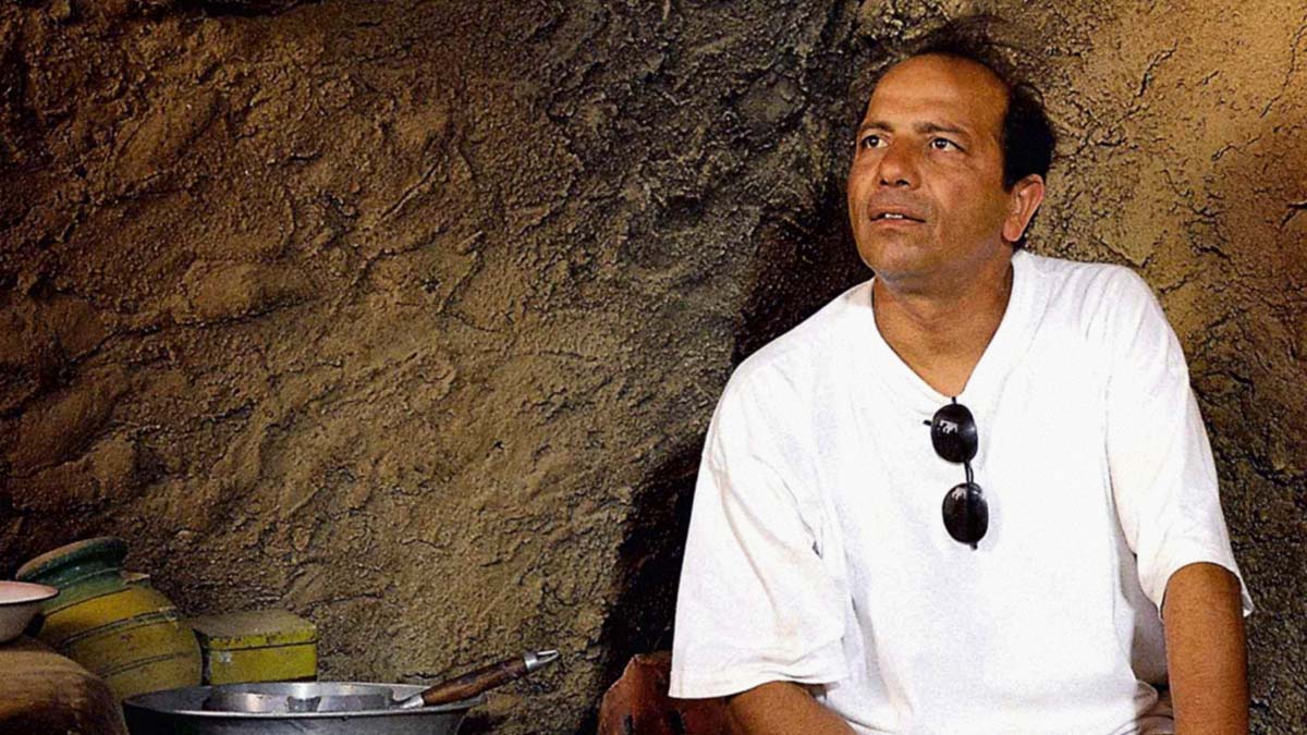 Mehdi Charef sur le tournage de « La Fille de Keltoum »