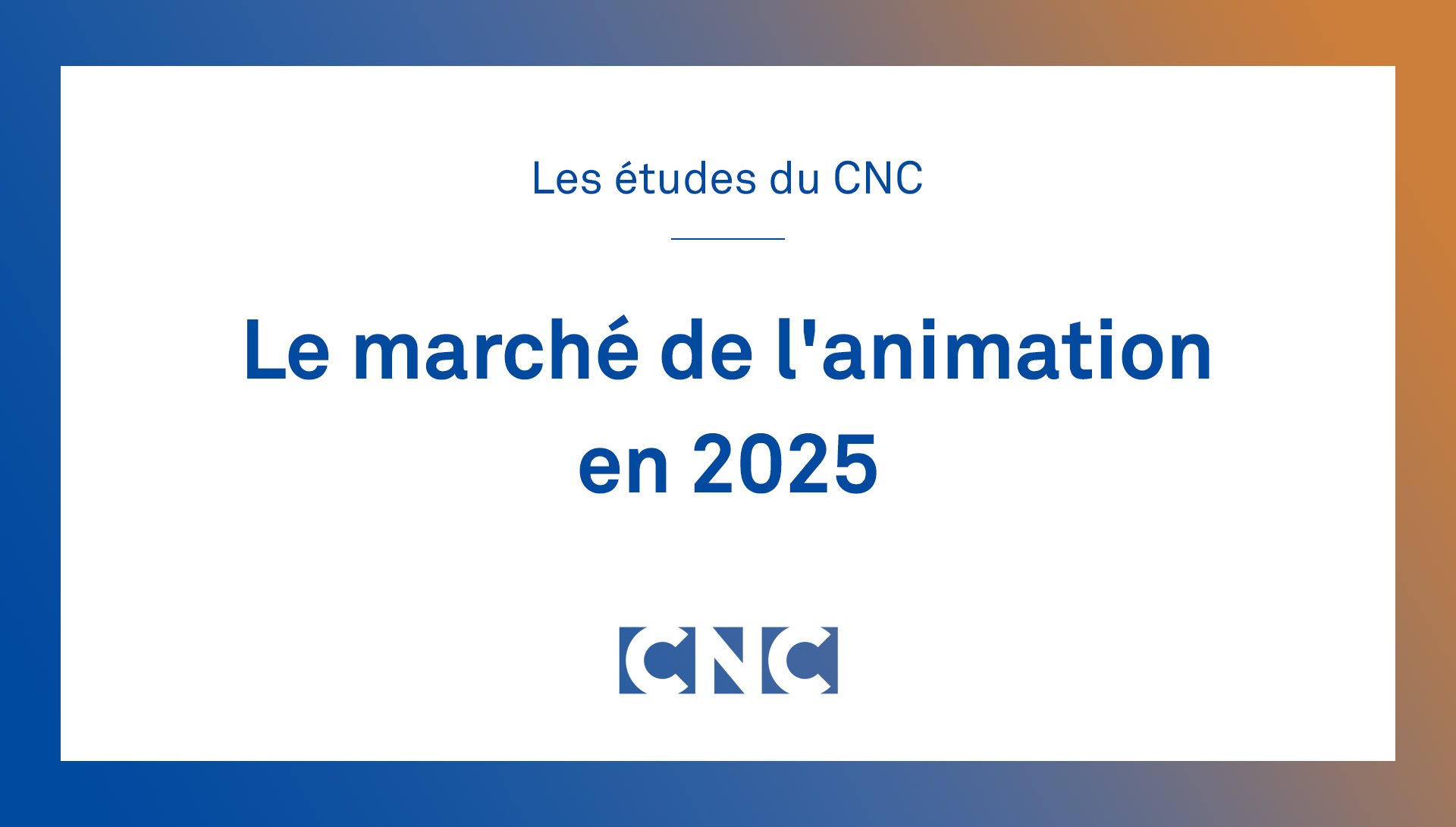 Le marché de l'animation en 2025 - vgn