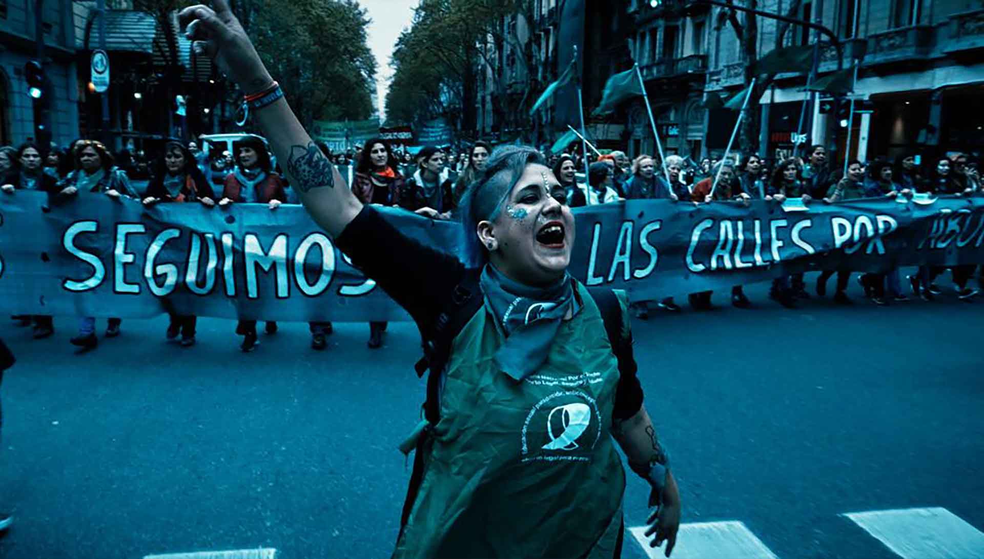 Manifestation de femme en Argentine